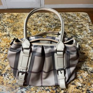 Burberry Northfield Smoke Check Handbag